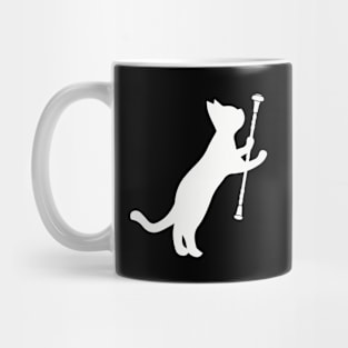 White cat Mug